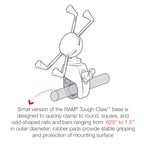 RAM X-Grip® Grote Telefoonhouder met RAM Snap-Link™ Tough-Claw™ - RAM Mounts RAM-HOL-UN10-400U afbeelding 5