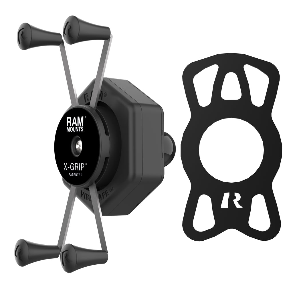 RAM X-Grip® Grote Telefoonhouder met Kogel & Vibe-Safe™ Adapter - RAM Mounts RAM-HOL-UN10B-462 afbeelding 2