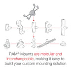 RAM X-Grip® Grote Telefoonhouder met Kogel - B Maat - RAM Mounts RAM-HOL-UN10BU afbeelding 7