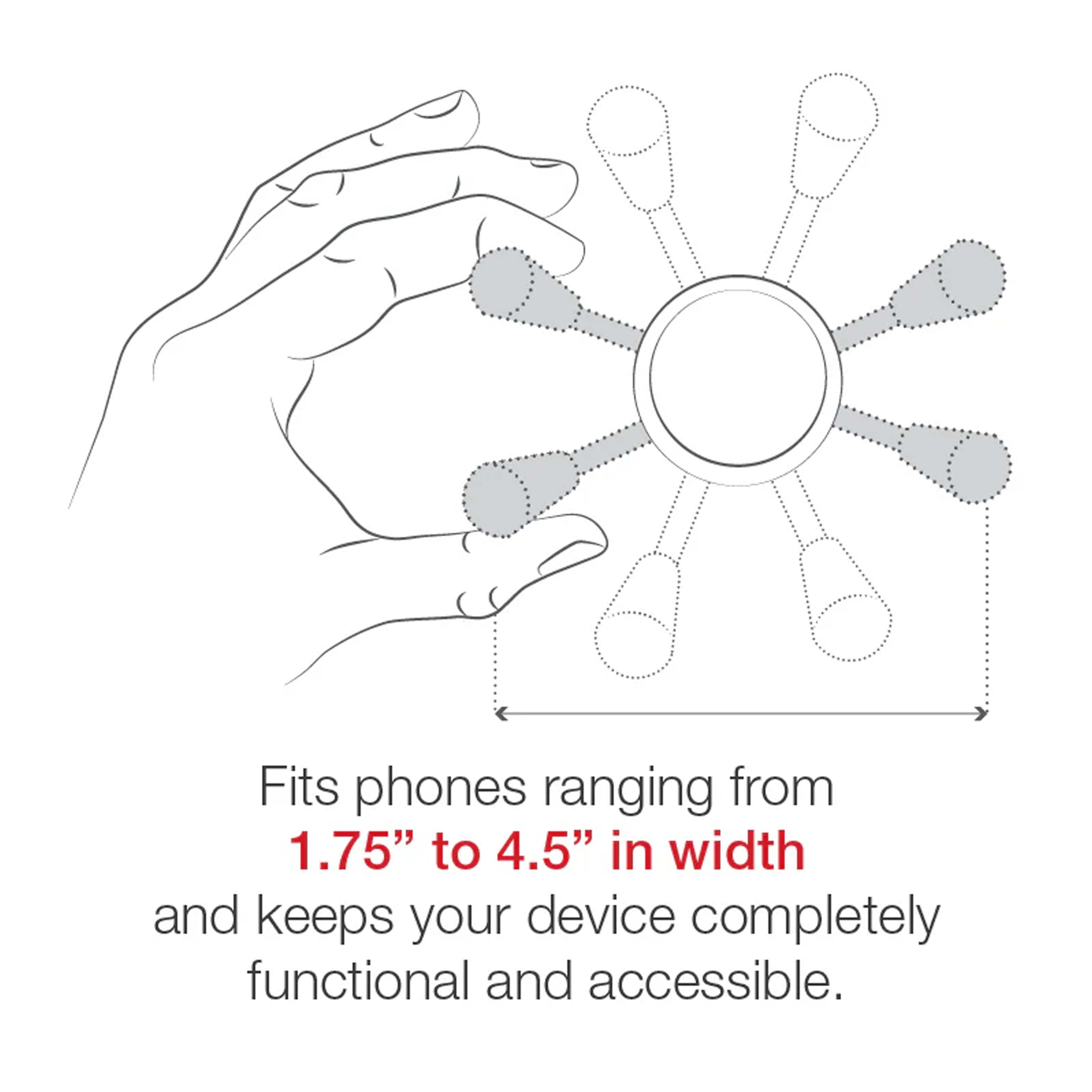 RAM X-Grip® Grote Telefoonhouder met RAM Snap-Link™ Socket - RAM Mounts RAM-HOL-UN10U afbeelding 3