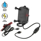 RAM tough charge 15w waterdichte draadloze oplaadhouder met oplader - RAM Mounts RAM-HOL-UN12WB-V7M-1