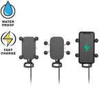 RAM Tough-Charge™ 15W Waterdichte Draadloze Oplaadhouder met Oplader - RAM Mounts RAM-HOL-UN12WB-V7M-1 afbeelding 2