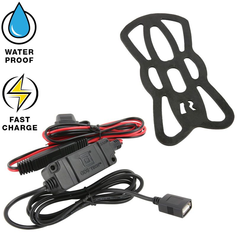 RAM Tough-Charge™ 15W Waterdichte Draadloze Oplaadhouder met Oplader - RAM Mounts RAM-HOL-UN12WB-V7M-1 afbeelding 6
