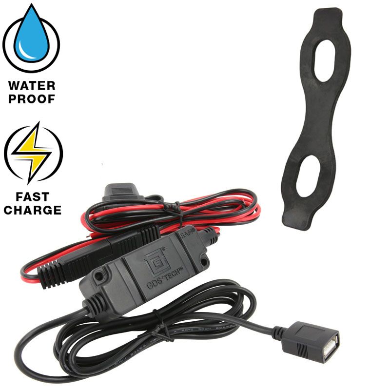RAM Quick-Grip™ 15W Waterdichte Draadloze Oplaadhouder met Oplader - RAM Mounts RAM-HOL-UN14WB-V7M-1 afbeelding 6