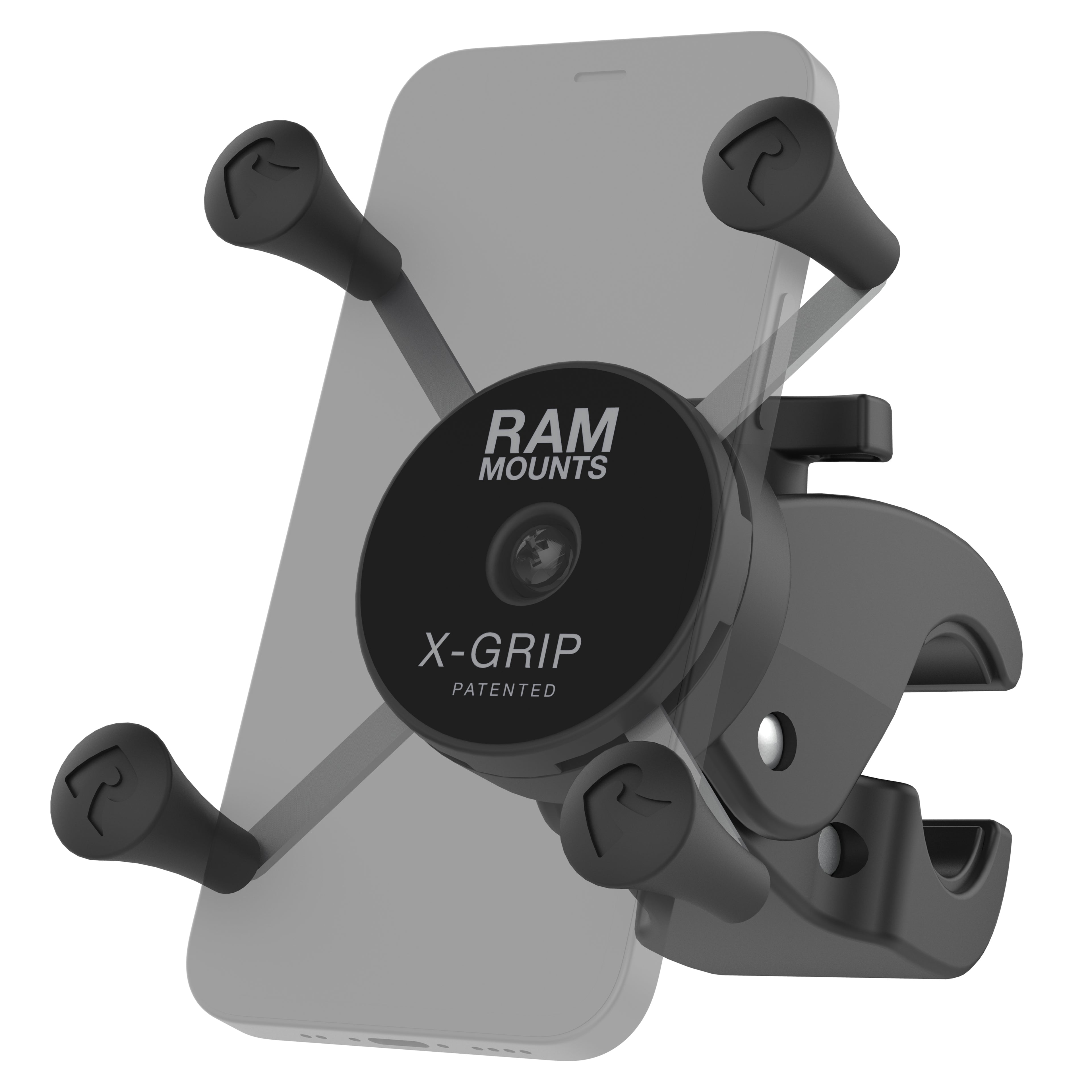 RAM X-Grip® Telefoonhouder met Low-Profile Medium Tough-Claw™ - RAM Mounts RAM-HOL-UN7-404-2U afbeelding 1