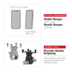 RAM X-Grip® Telefoonhouder met Low-Profile Medium Tough-Claw™ - RAM Mounts RAM-HOL-UN7-404-2U afbeelding 6