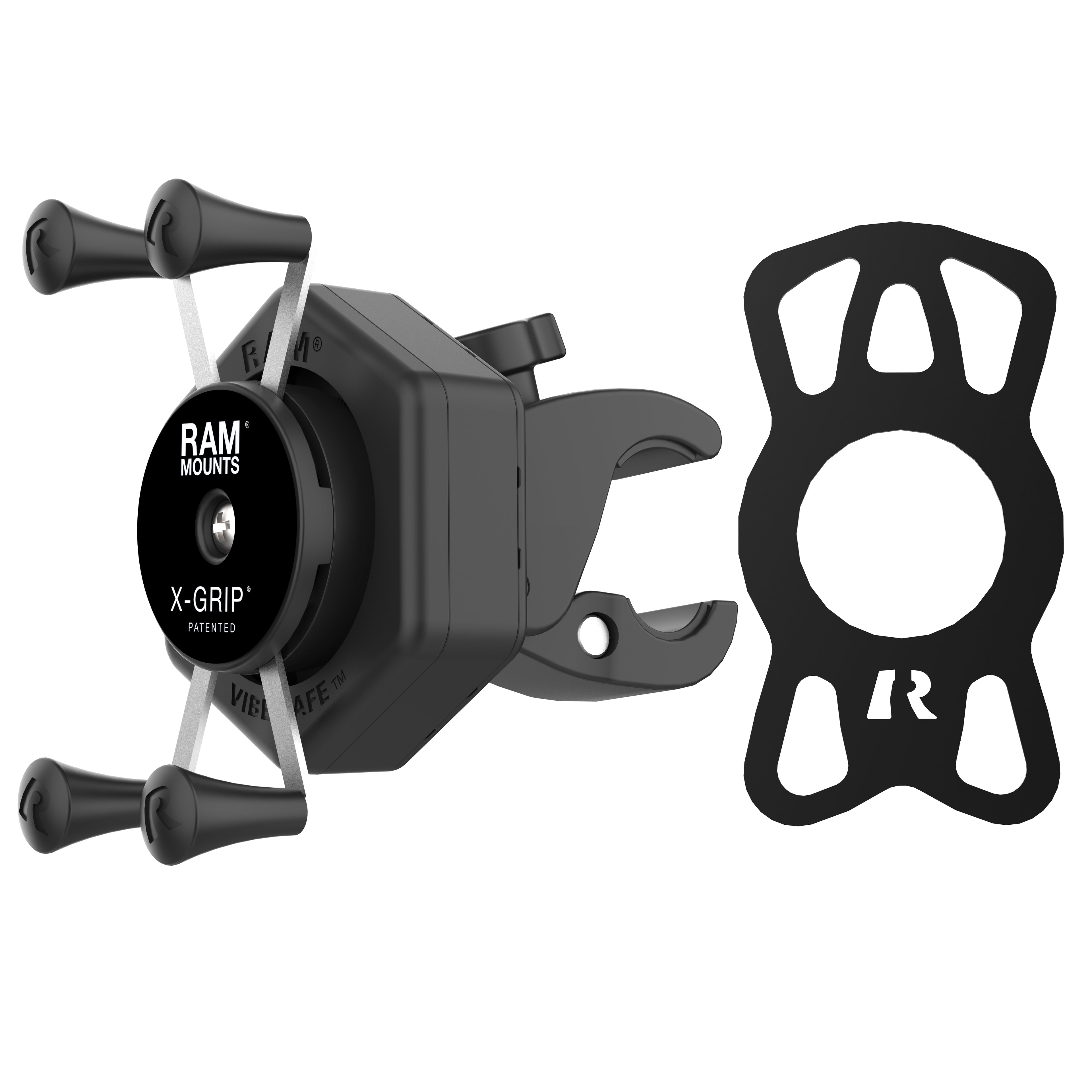 RAM X-Grip® Telefoonhouder met Vibe-Safe™ & Small Tough-Claw™ - RAM Mounts RAM-HOL-UN7-462-400 afbeelding 2