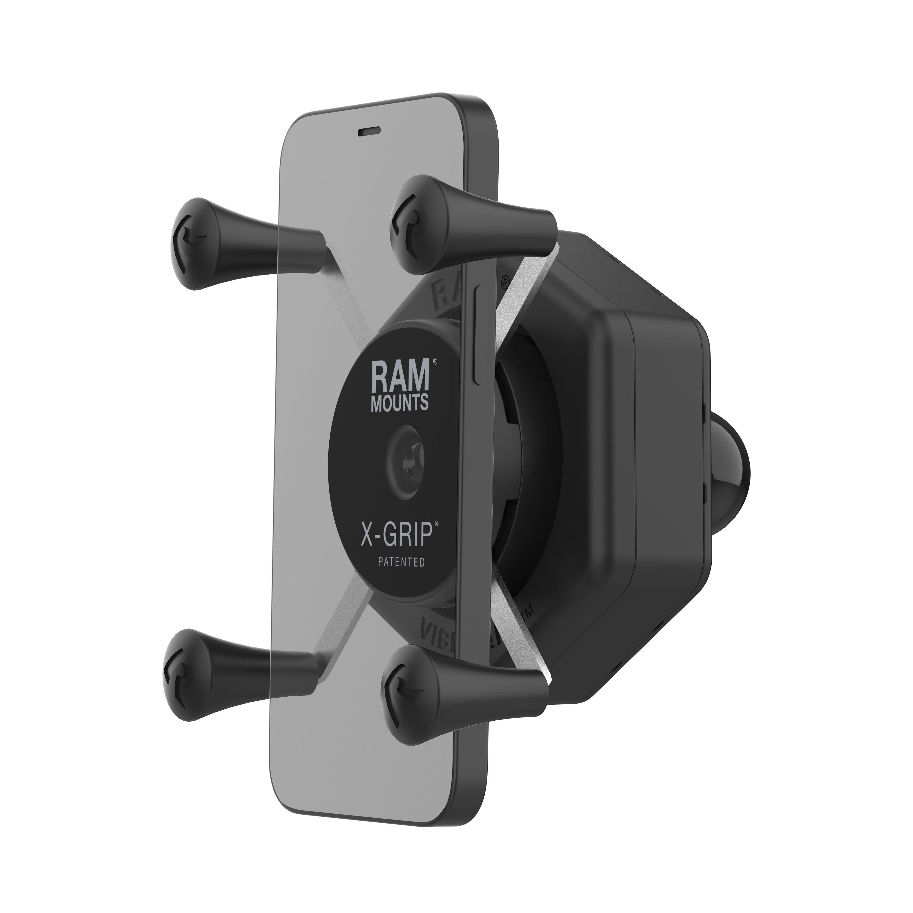 RAM X-Grip® Telefoonhouder met Kogel & Vibe-Safe™ Adapter - RAM Mounts RAM-HOL-UN7B-462 afbeelding 1