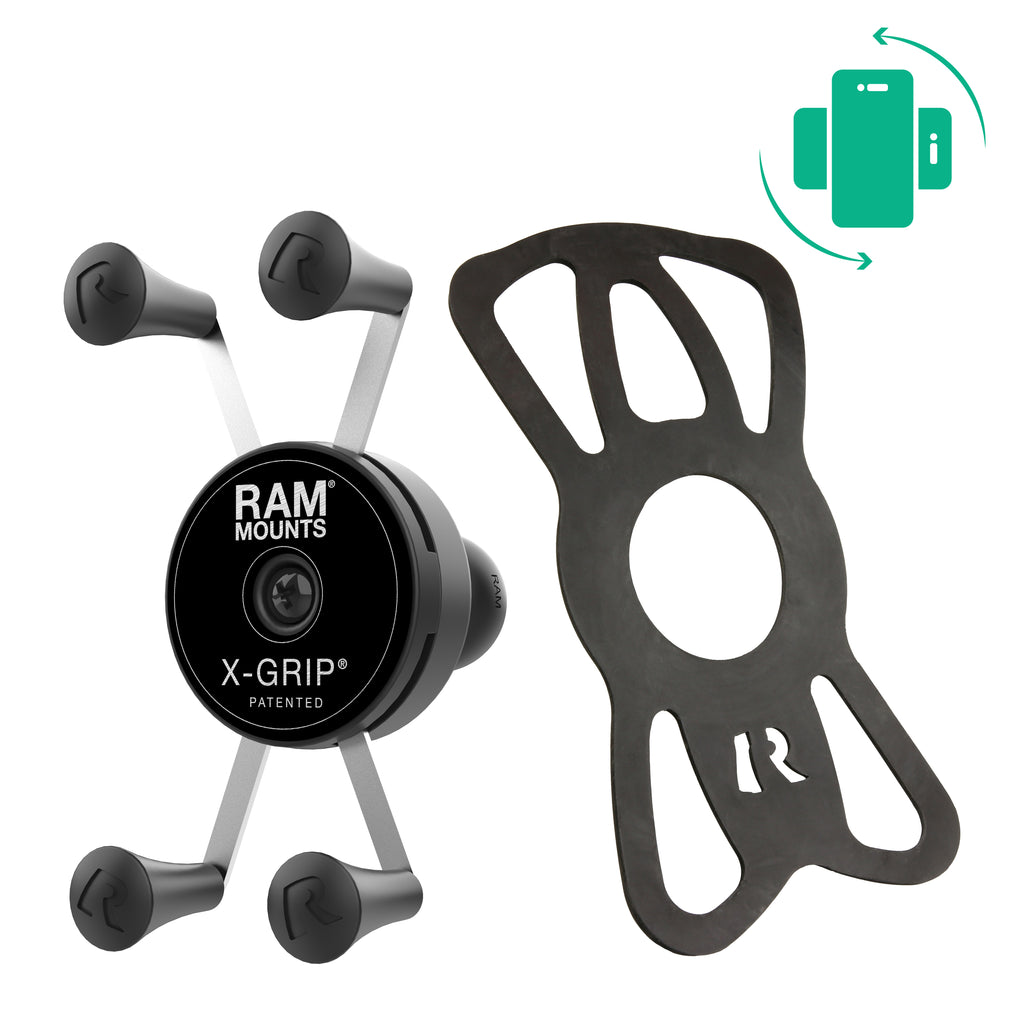 RAM Roterende X-Grip® Telefoonhouder met Kogel - B Grootte - RAM Mounts RAM-HOL-UN7BRU afbeelding 2