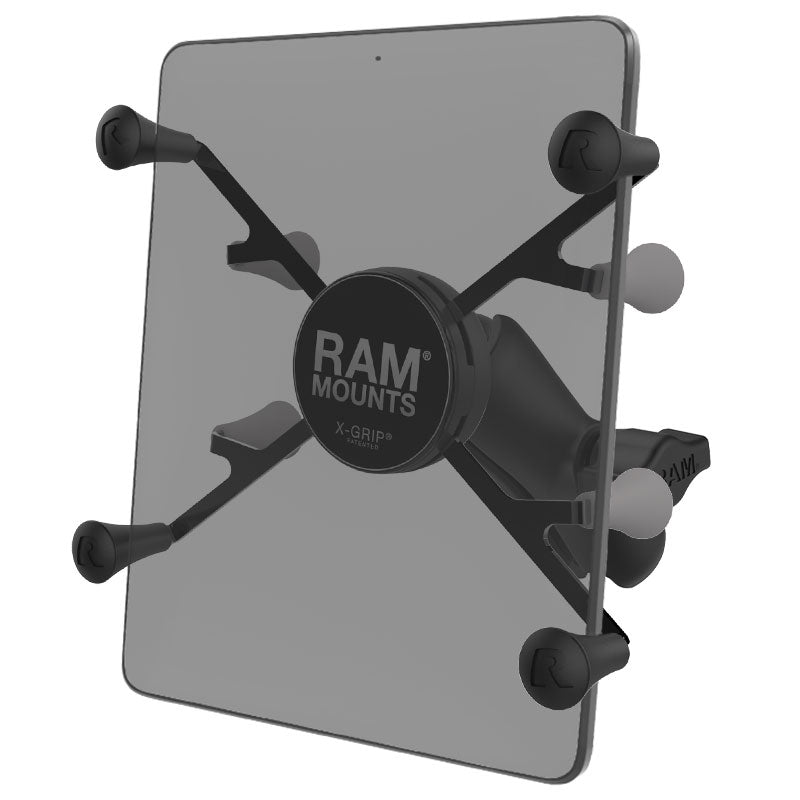 RAM X-Grip universele houder voor 7 8 tablets met dubbele socketarm - RAM Mounts RAM-HOL-UN8B-201U