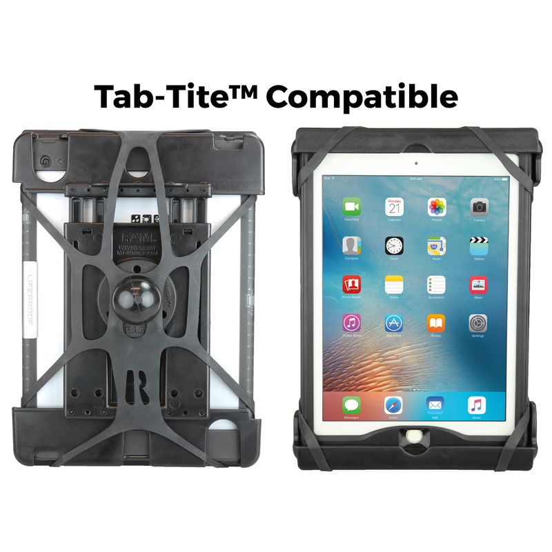 RAM X-Grip® Rubber Kabel voor 17,78 cm (7") -20,32 cm (8") Tablet Bevestigingen - RAM Mounts RAM-HOL-UN8TU afbeelding 4