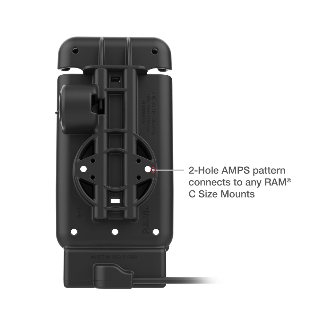 RAM Voertuig Dock voor XCover7 Pro & 6 Pro met Case / RAM Skin™ - RAM Mounts RAM-HOL-V15-SAM84CPU afbeelding 4
