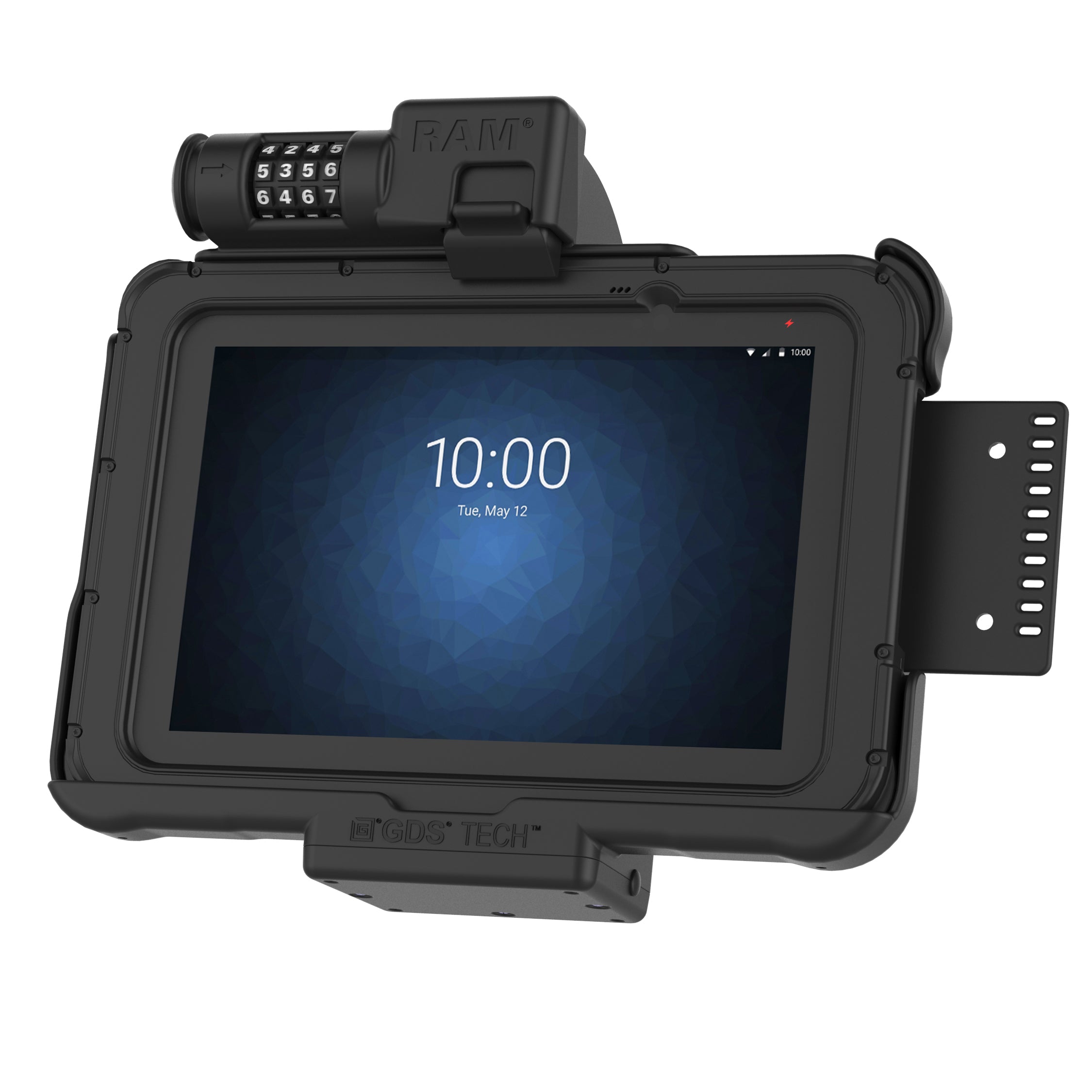 GDS® combinatie vergrendelende vorm-passende houder voor Zebra ET5x 8.3" & 8.4" serie - RAM Mounts RAM-HOL-ZE10CLU afbeelding 1