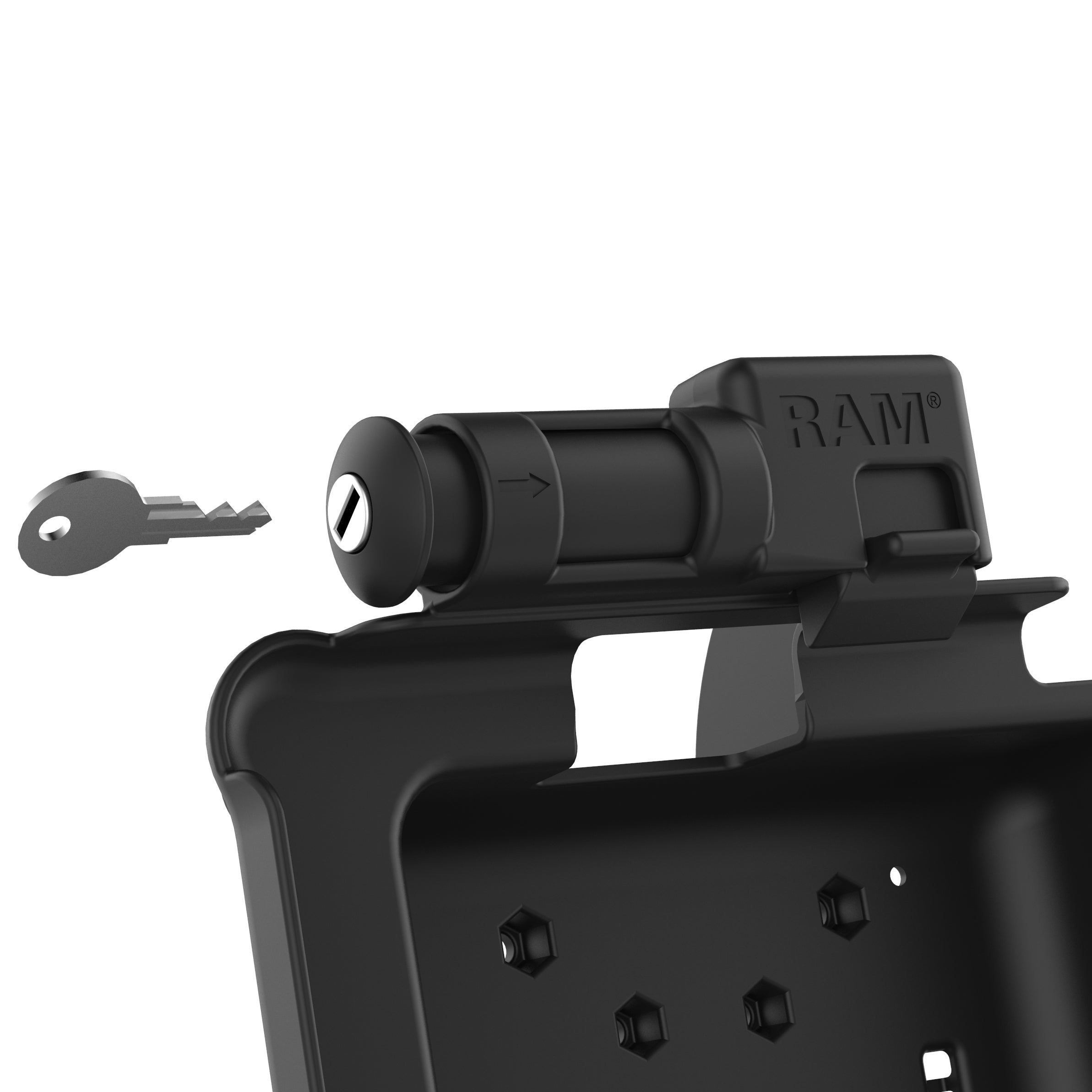 GDS® Sleutelvergrendelingsvorm-Passende houder voor Zebra ET5x 8.3" & 8.4" Series - RAM Mounts RAM-HOL-ZE10KLU afbeelding 3