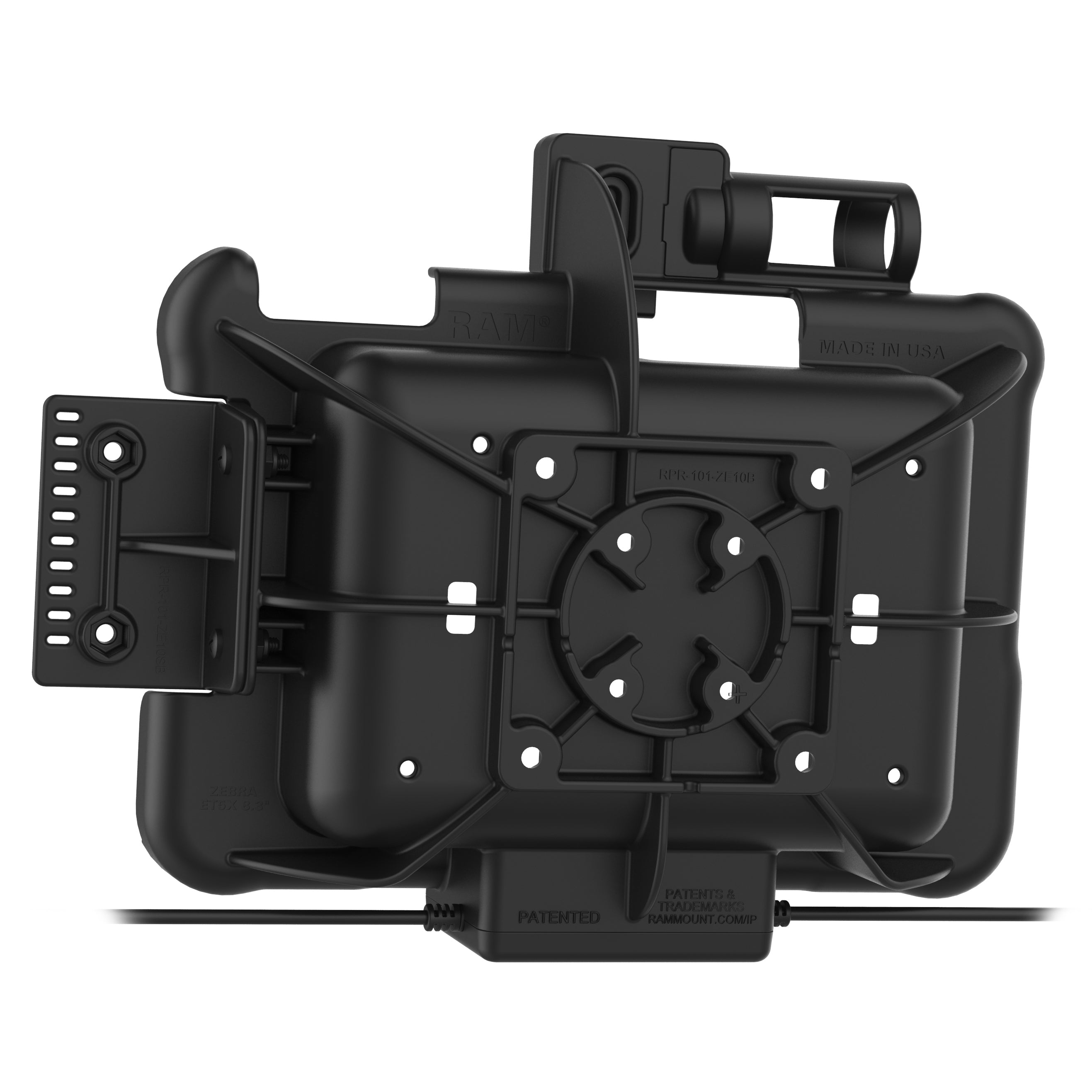 GDS® Power + Dual USB Dock voor Zebra ET5x 8.3" & 8.4" Series - RAM Mounts RAM-HOL-ZE10PD2U afbeelding 4