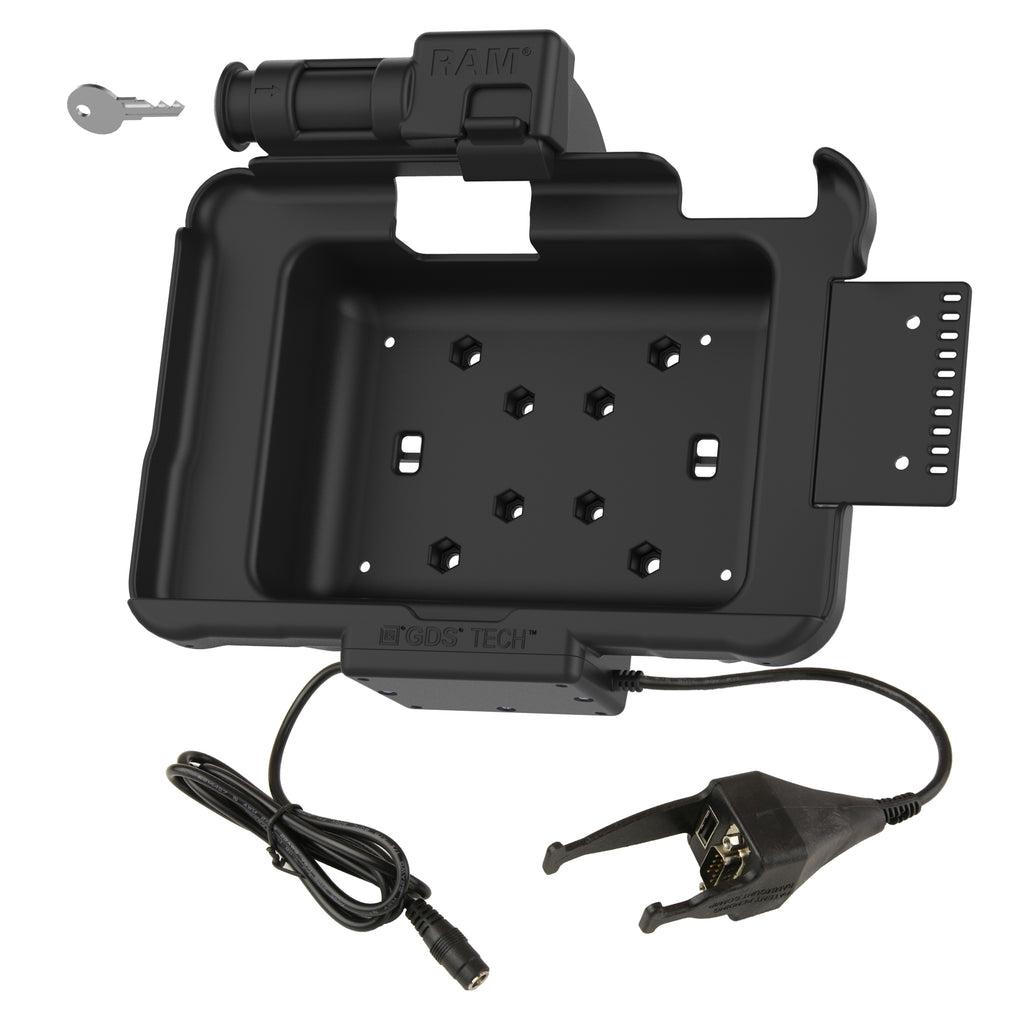 GDS® Sleutelvergrendeling Power + Data & DB9 Dock voor Zebra ET5x 8.3" & 8.4" - RAM Mounts RAM-HOL-ZE10PDKL-DB9U afbeelding 2
