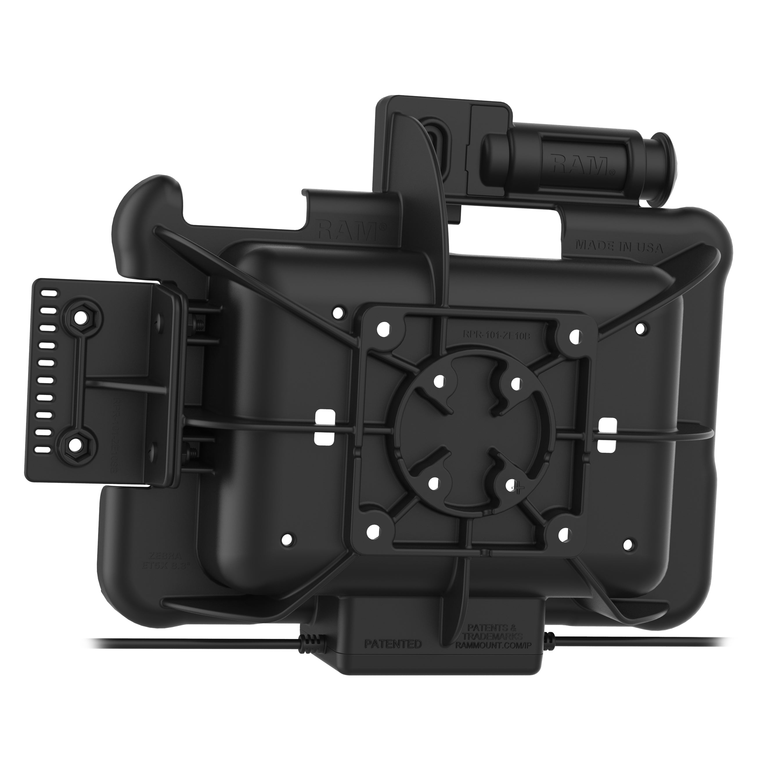 GDS® Sleutelvergrendelingskracht + Data Dock voor Zebra ET5x 8.3" & 8.4" Series - RAM Mounts RAM-HOL-ZE10PDKLU afbeelding 4