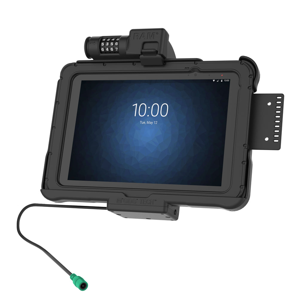GDS® Combi Slotvergrendeling Power Dock voor Zebra ET5x 10.1" Serie - RAM Mounts RAM-HOL-ZE11PCLU afbeelding 1