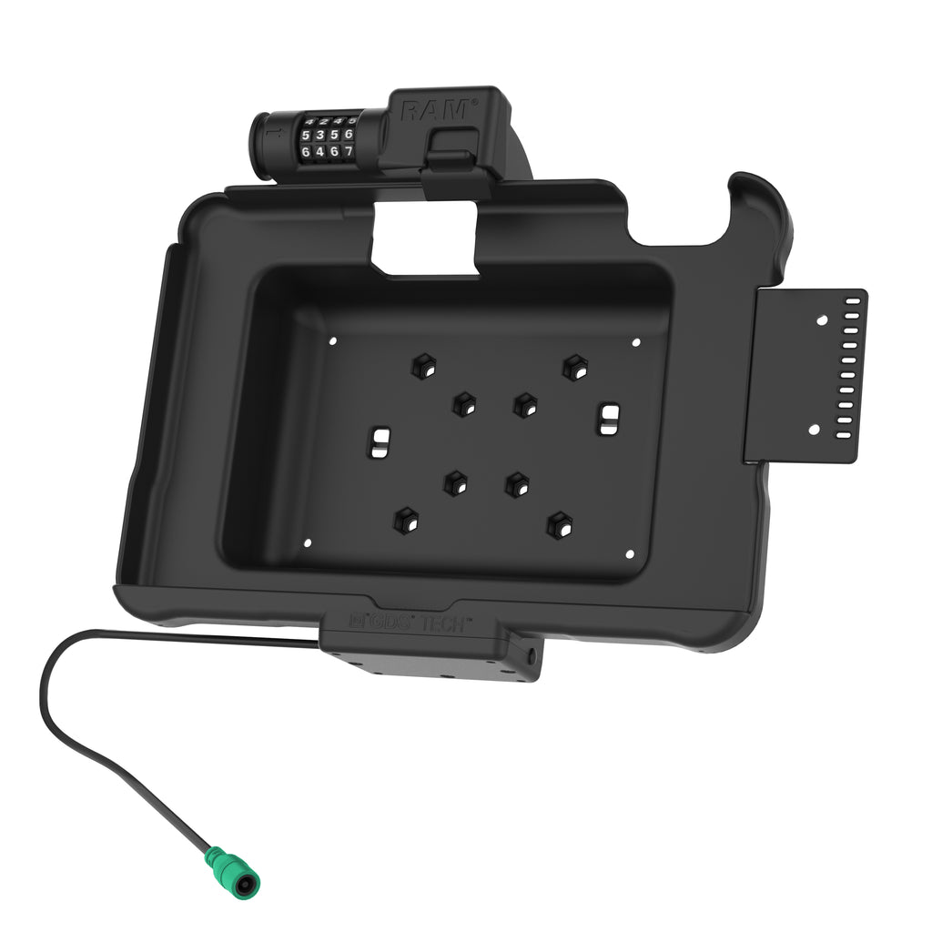 GDS® Combi Slotvergrendeling Power Dock voor Zebra ET5x 10.1" Serie - RAM Mounts RAM-HOL-ZE11PCLU afbeelding 2