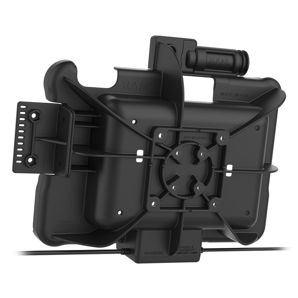 GDS® Sleutelvergrendeling Power + Dual USB Dock voor Zebra ET5x 10.1" Series Tablets - RAM Mounts RAM-HOL-ZE11PD2KLU afbeelding 3