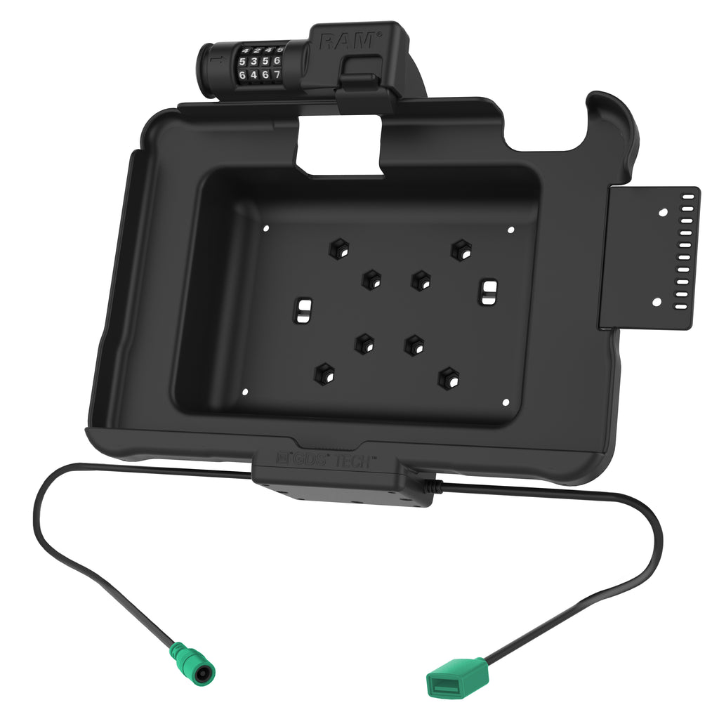 GDS® Combi Slotvergrendeling Power + Data Dock voor Zebra ET5x 10.1" Serie - RAM Mounts RAM-HOL-ZE11PDCLU afbeelding 2