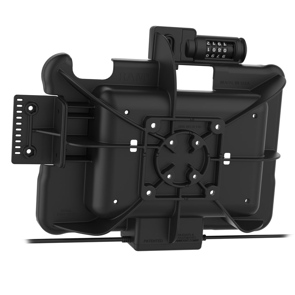 GDS® Combi Slotvergrendeling Power + Data Dock voor Zebra ET5x 10.1" Serie - RAM Mounts RAM-HOL-ZE11PDCLU afbeelding 4