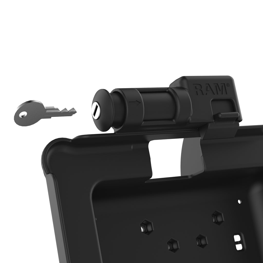 GDS® Sleutelvergrendeling Power + USB-A & RJ45 Dock voor Zebra ET5x 10.1" - RAM Mounts RAM-HOL-ZE11PDKL-RJ45AU afbeelding 3