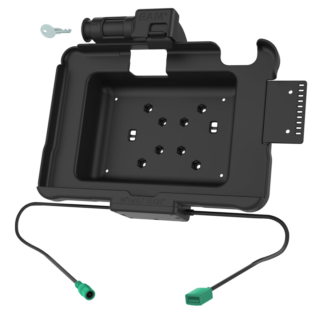 GDS® Sleutelvergrendeling Power + Data Dock voor Zebra ET5x 10.1" Series - RAM Mounts RAM-HOL-ZE11PDKLU afbeelding 2
