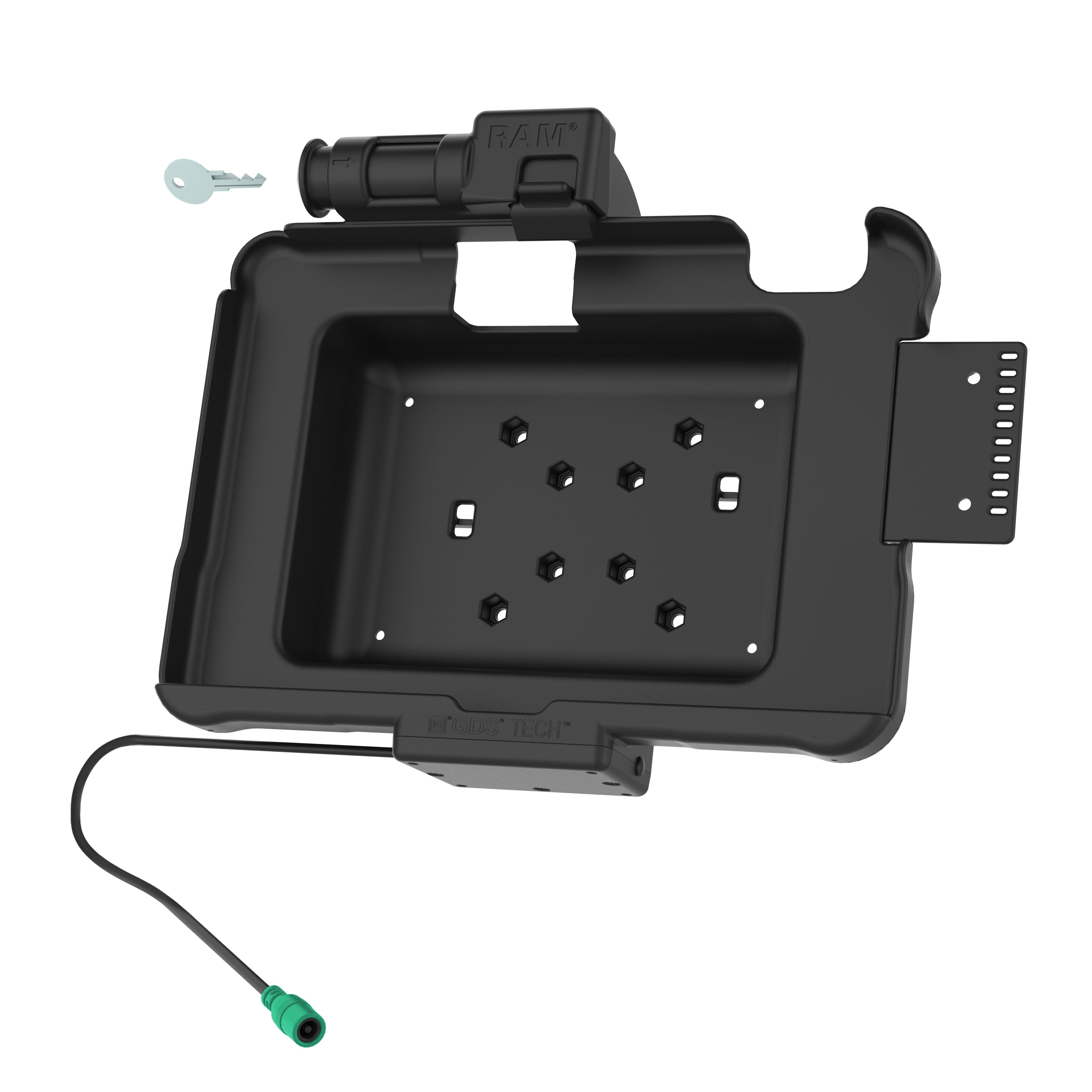 GDS® Sleutelvergrendeling Power Dock voor Zebra ET5x 10.1" Series - RAM Mounts RAM-HOL-ZE11PKLU afbeelding 2