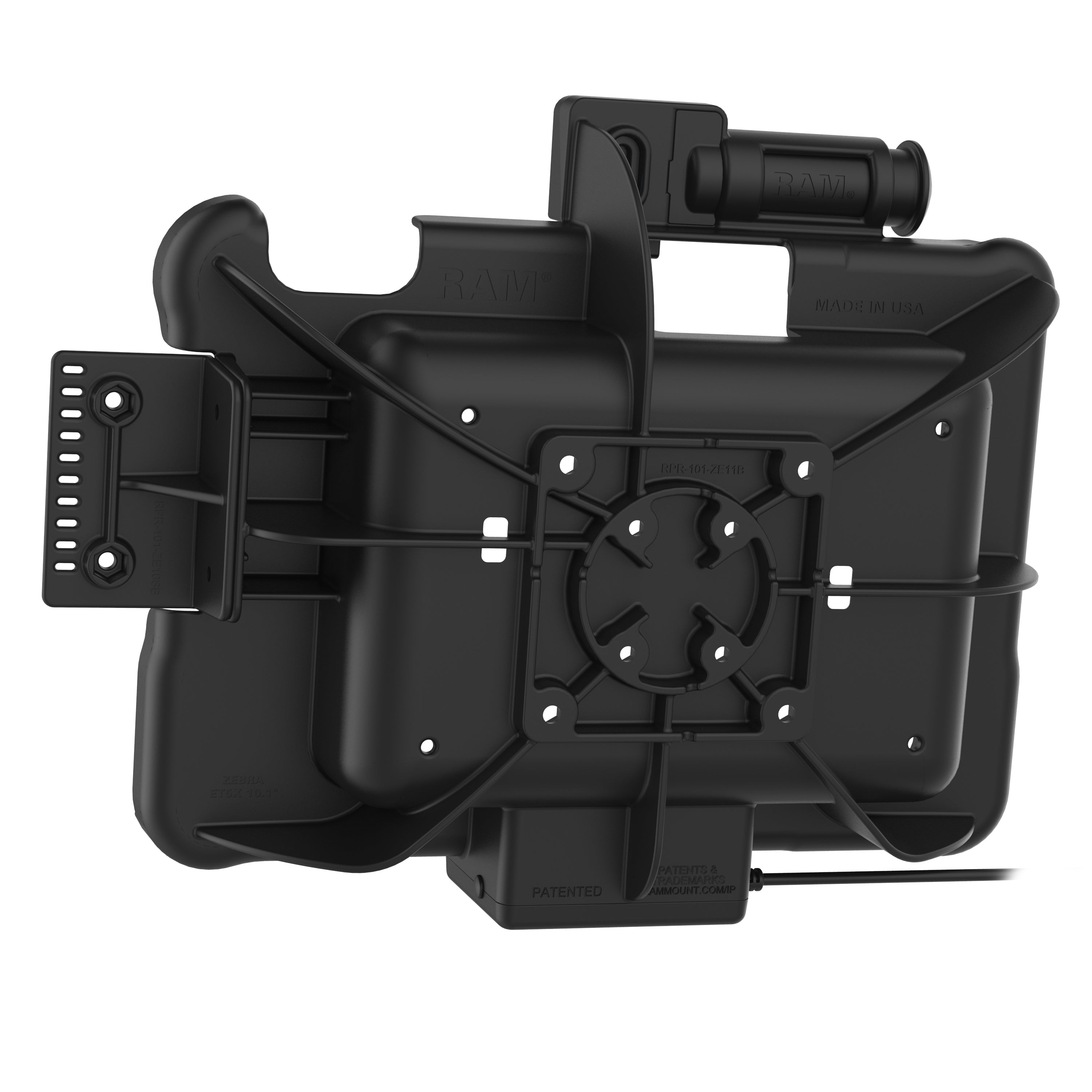 GDS® Sleutelvergrendeling Power Dock voor Zebra ET5x 10.1" Series - RAM Mounts RAM-HOL-ZE11PKLU afbeelding 4