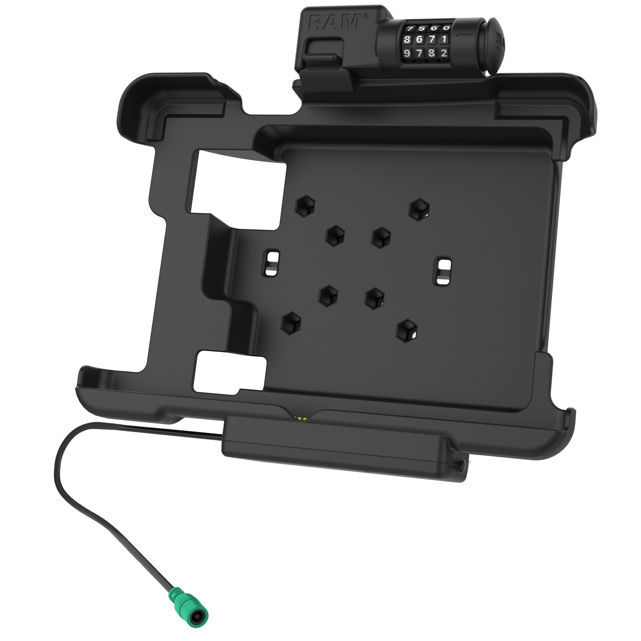 GDS® Combi Slotvergrendeling Power Dock voor Zebra XSLATE L10 - RAM Mounts RAM-HOL-ZE15PCLU afbeelding 2