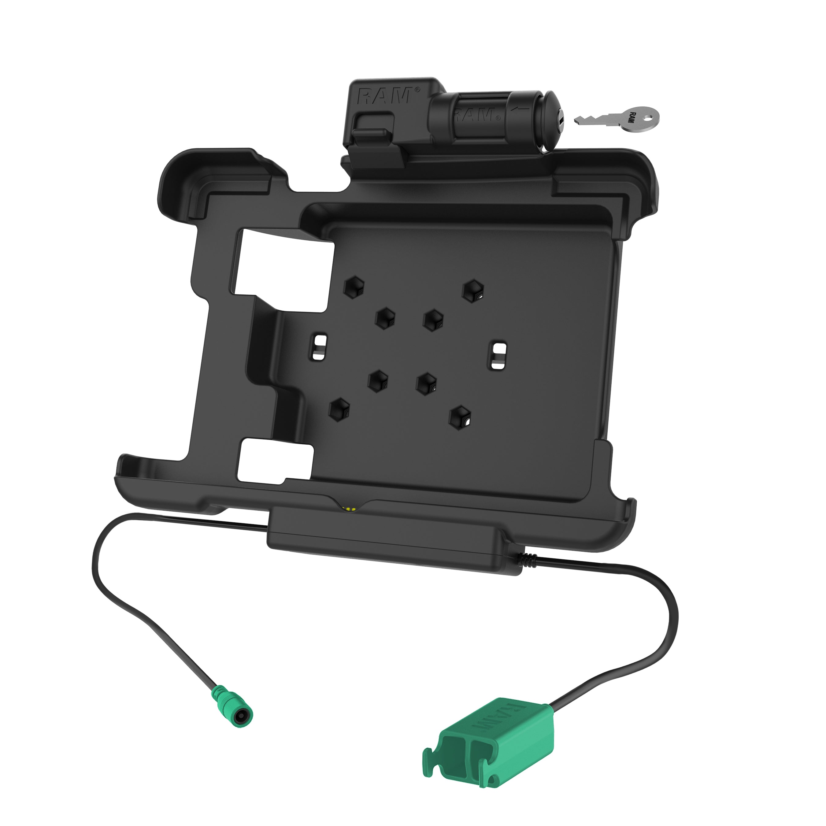 GDS® Sleutelvergrendeling Power + Dual USB Dock voor Zebra XSLATE L10 - RAM Mounts RAM-HOL-ZE15PD2KLU afbeelding 2