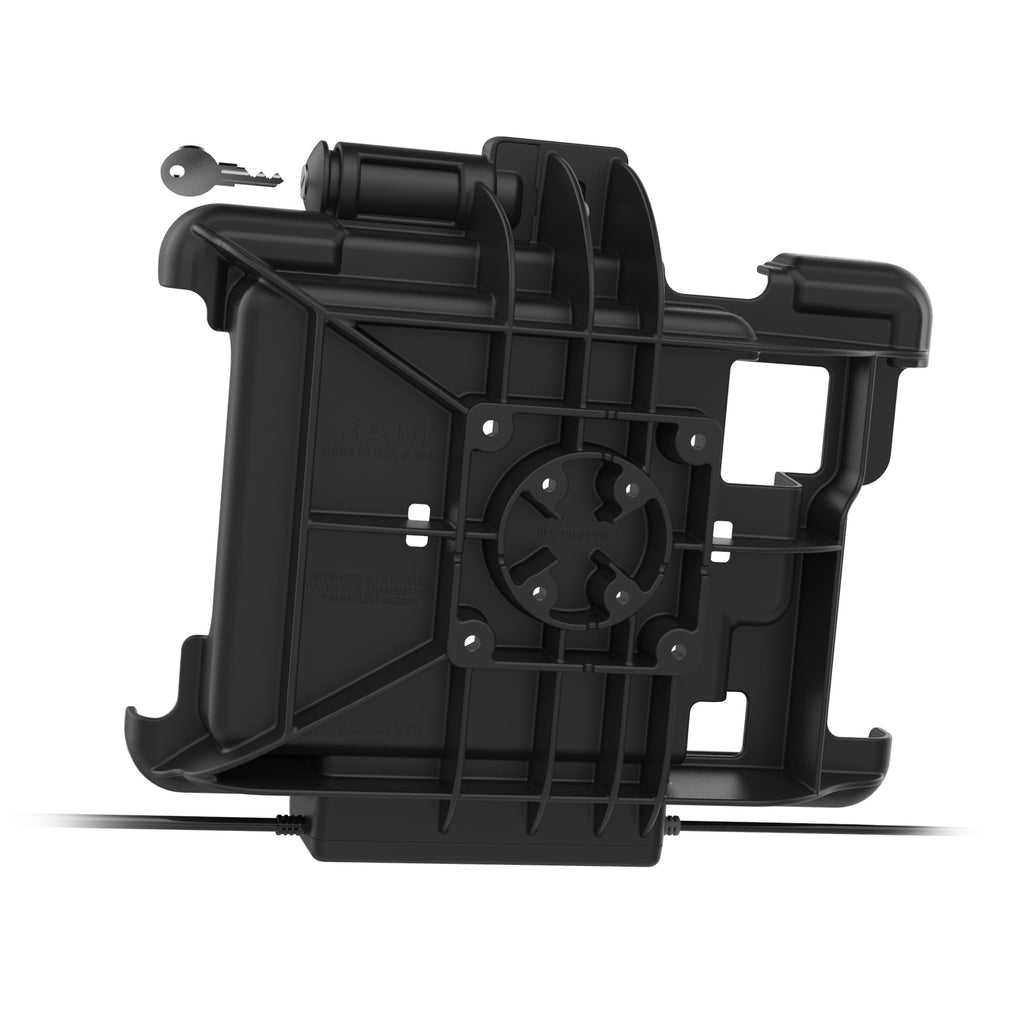 GDS® Sleutelvergrendeling Power + Dual USB Dock voor Zebra XSLATE L10 - RAM Mounts RAM-HOL-ZE15PD2KLU afbeelding 4