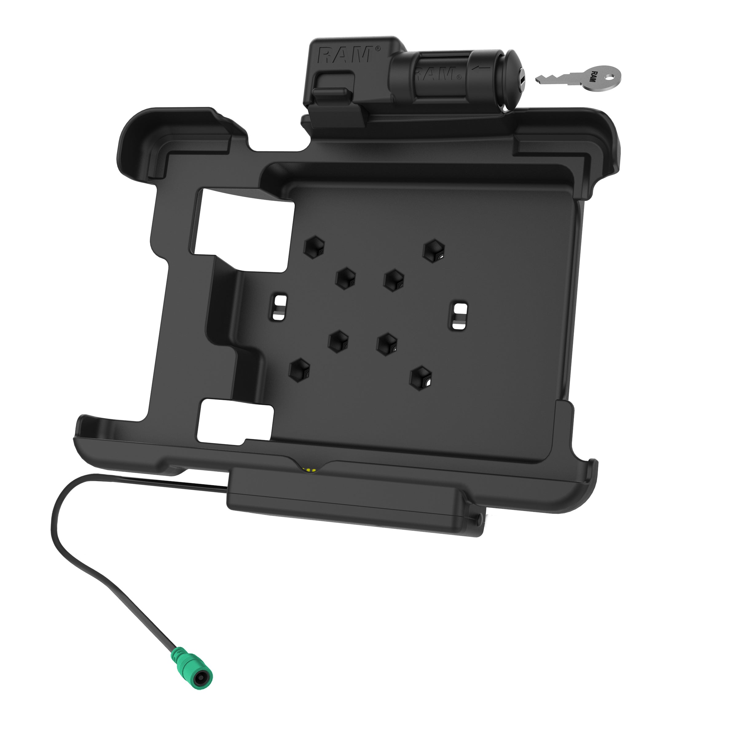 GDS® Sleutelvergrendeling Power Dock voor Zebra XSLATE L10 - RAM Mounts RAM-HOL-ZE15PKLU afbeelding 2