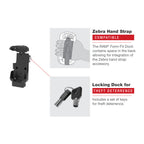 RAM Sleutel-vergrendelende vorm-passende houder voor Zebra TC73 & TC78 - RAM Mounts RAM-HOL-ZE17L-NP-1U afbeelding 5