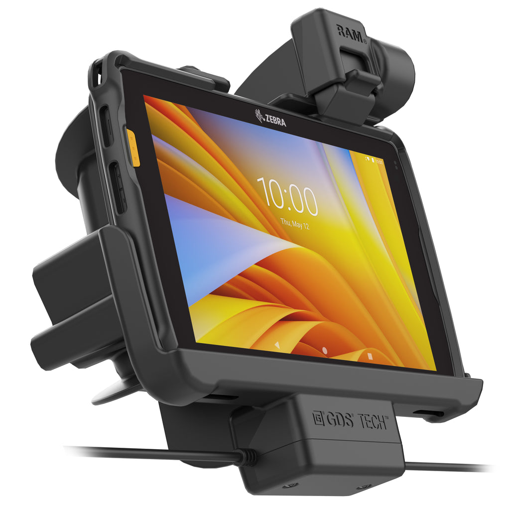 Vergrendelbare RAM Tough-Dock™ Oplaadfunctie + Data ondersteuning voor Zebra ET10,16 cm (4") X 20,32 cm (8") - RAM Mounts RAM-HOL-ZE20PDKLU afbeelding 5