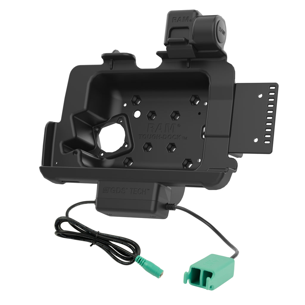 RAM Tough-Dock™ Voeding + Dubbele USB met vergrendeling voor Zebra ET10,16 cm (4") X 20,32 cm (8") - RAM Mounts RAM-HOL-ZE20PD2NLLU afbeelding 2