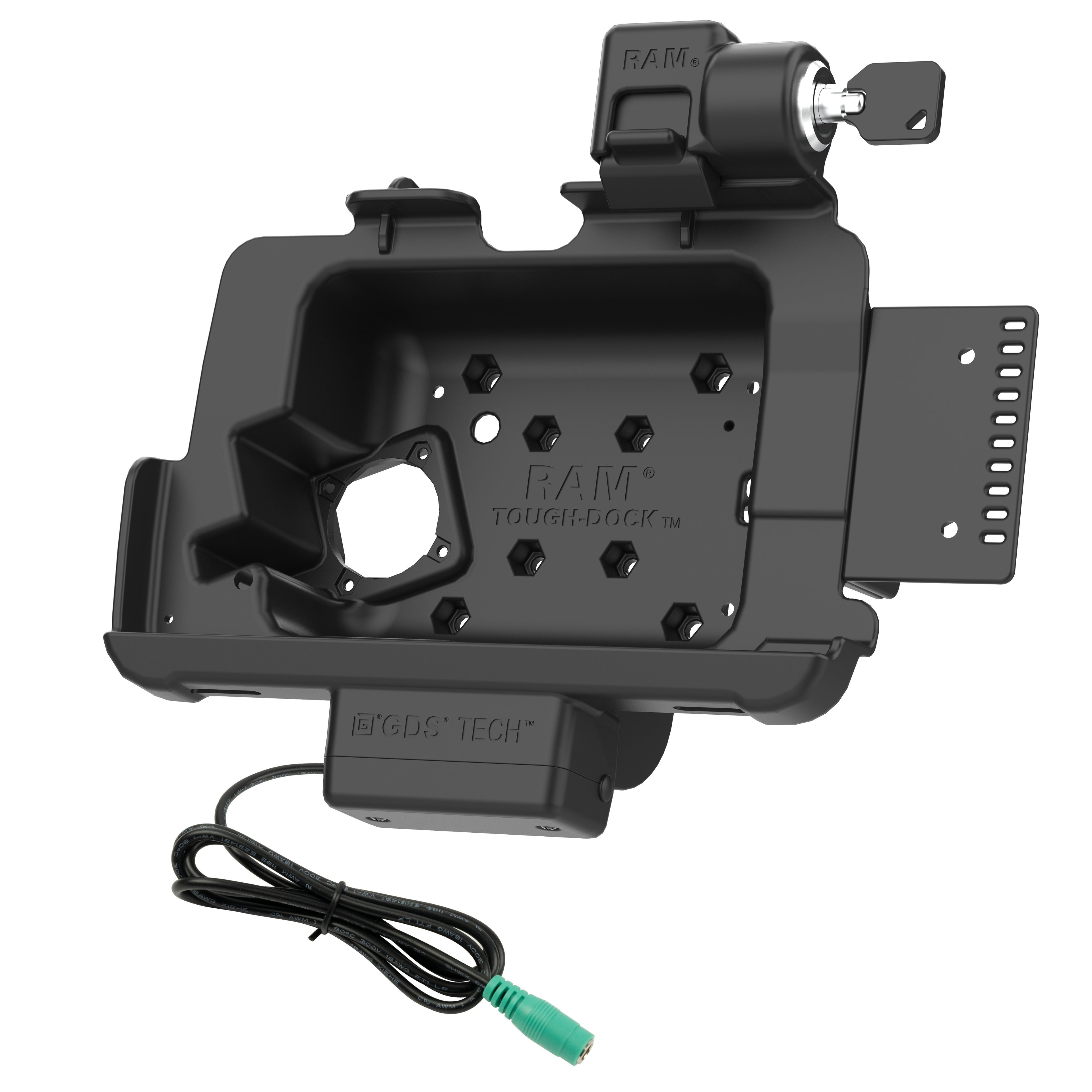 Vergrendelbare RAM Tough-Dock™ voor Zebra ET401 20,32 cm (8") - RAM Mounts RAM-HOL-ZE20PKLU afbeelding 2