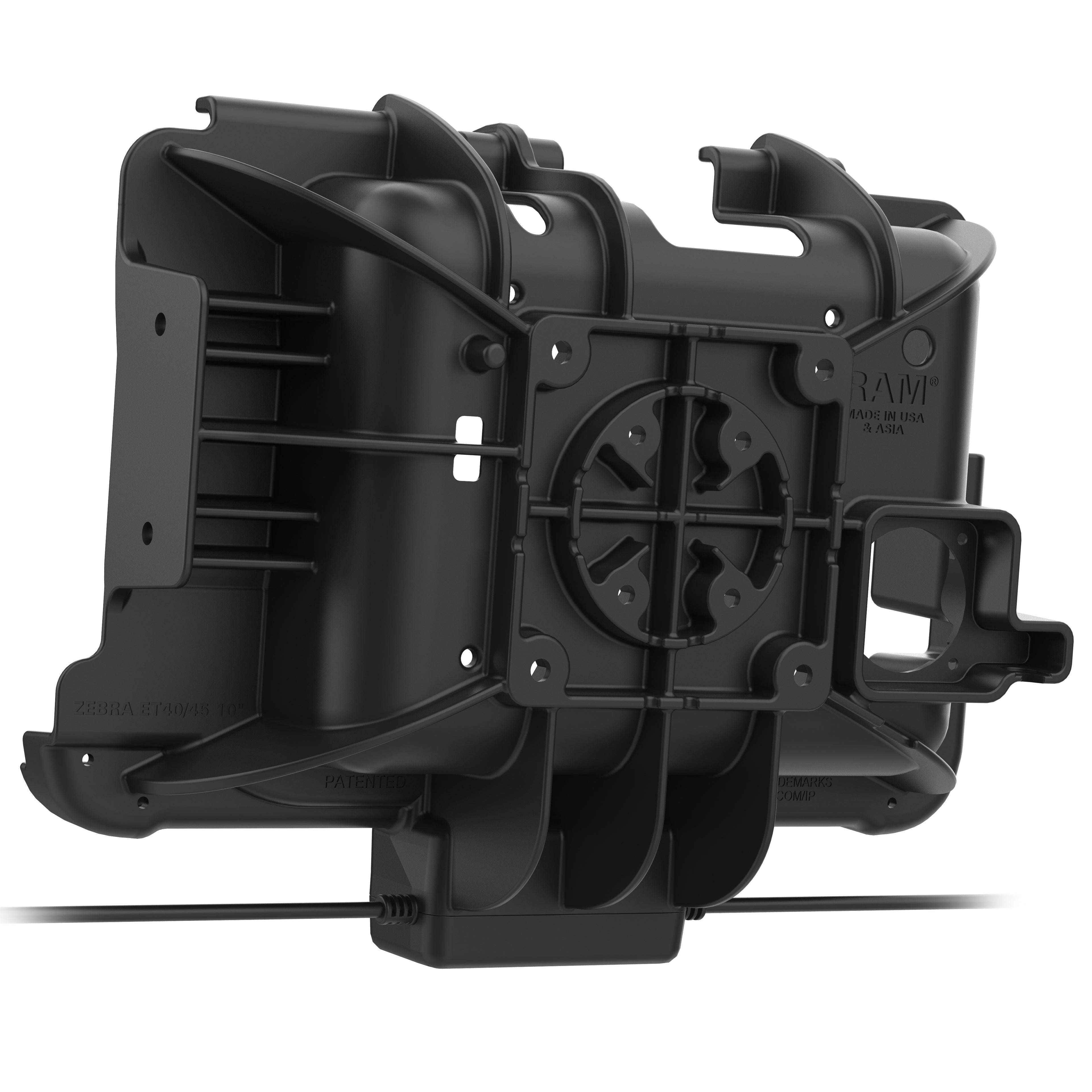 RAM Tough-Dock™ Oplaadfunctie + Data ondersteuning voor Zebra ET401 & ET10,16 cm (4") X 25,40 cm (10") - RAM Mounts RAM-HOL-ZE21PDU afbeelding 3