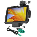 Vergrendelbare RAM Tough-Dock™ Voeding + Dubbele USB voor Zebra ET4x 25,4 cm - RAM Mounts RAM-HOL-ZE21PD2KLU afbeelding 1