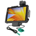 RAM tough dock met oplaadfunctie dubbele USB met vergrendeling voor zebra ET1016 cm 4 x 2540 cm 10 - RAM Mounts RAM-HOL-ZE21PD2NLLU