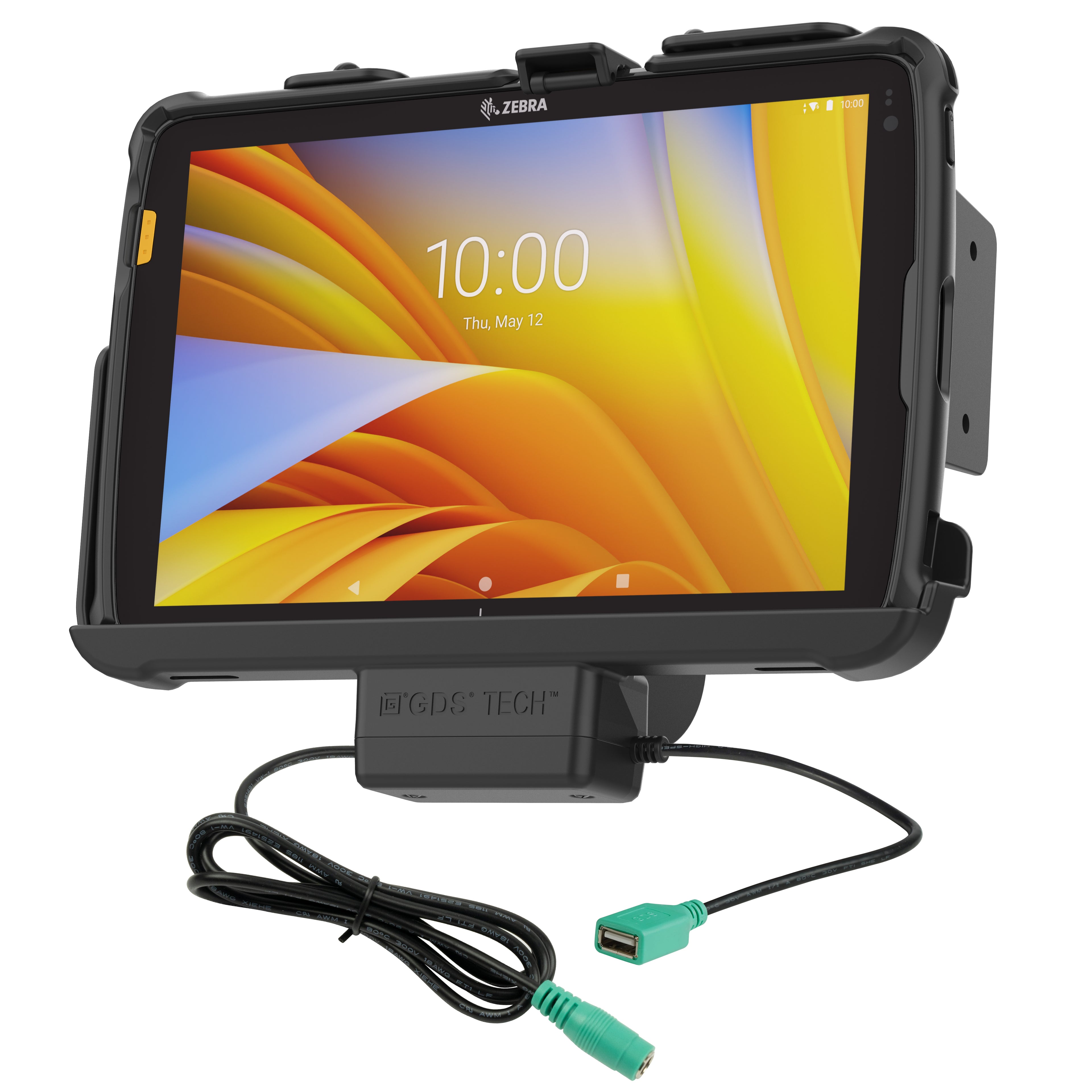 RAM Tough-Dock™ Oplaadfunctie + Data ondersteuning voor Zebra ET401 & ET10,16 cm (4") X 25,40 cm (10") - RAM Mounts RAM-HOL-ZE21PDU afbeelding 1
