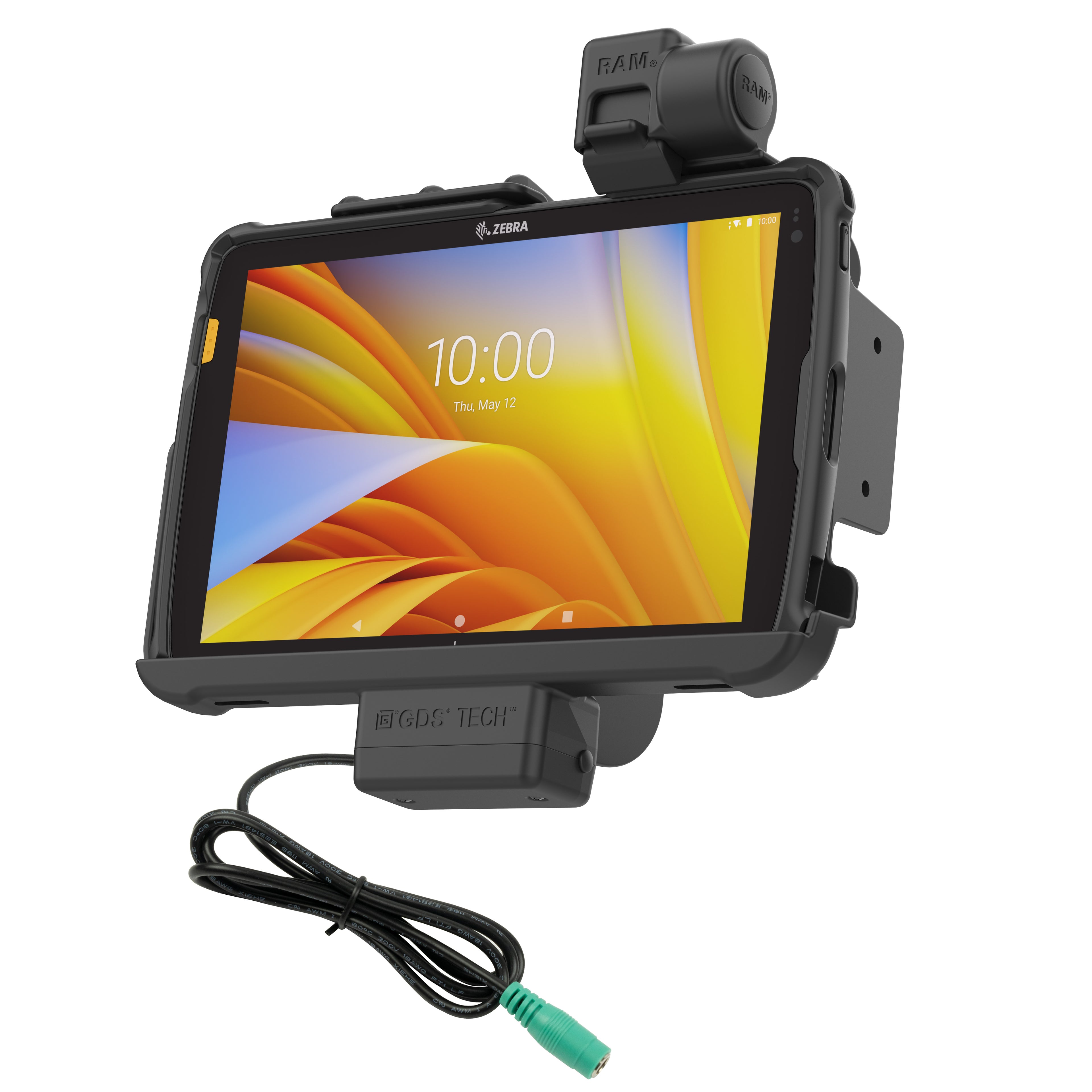 RAM Tough-Dock™ met vergrendeling voor Zebra ET10,16 cm (4") X 25,40 cm (10") - RAM Mounts RAM-HOL-ZE21PNLLU afbeelding 1