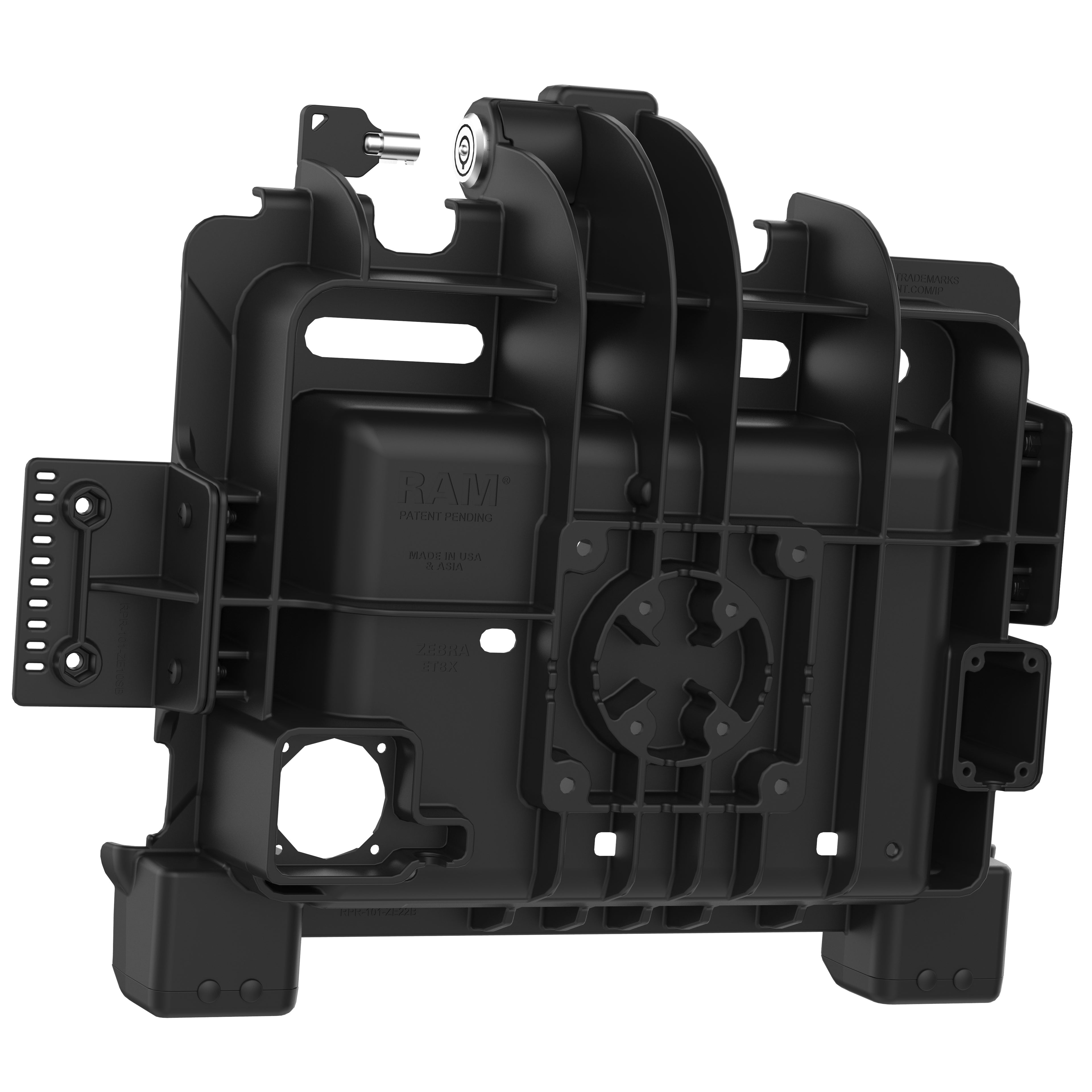 RAM Vastzetten Vorm-Passend Houder voor Zebra ET8x 2-in-1 Tablet - RAM Mounts RAM-HOL-ZE22LU afbeelding 4