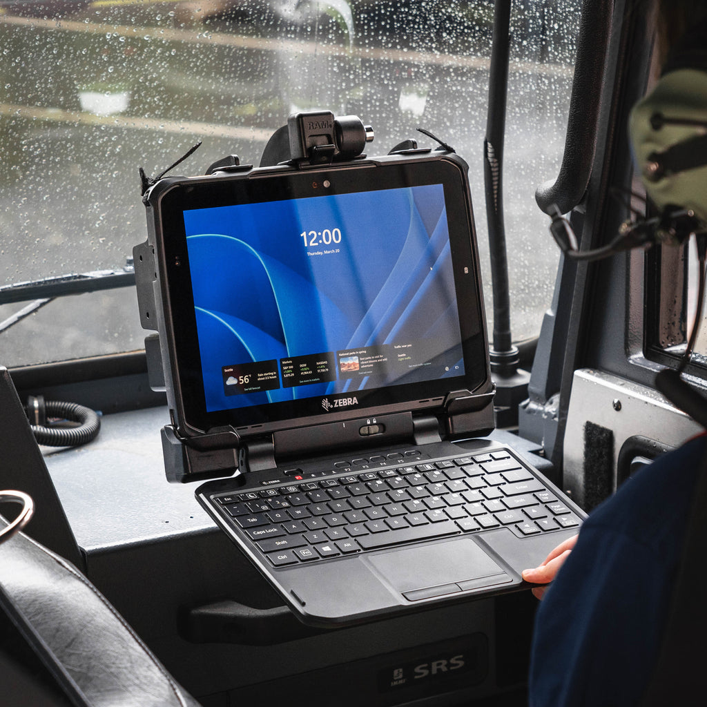 RAM Vastzetten Vorm-Passend Houder voor Zebra ET8x 2-in-1 Tablet - RAM Mounts RAM-HOL-ZE22LU afbeelding 9