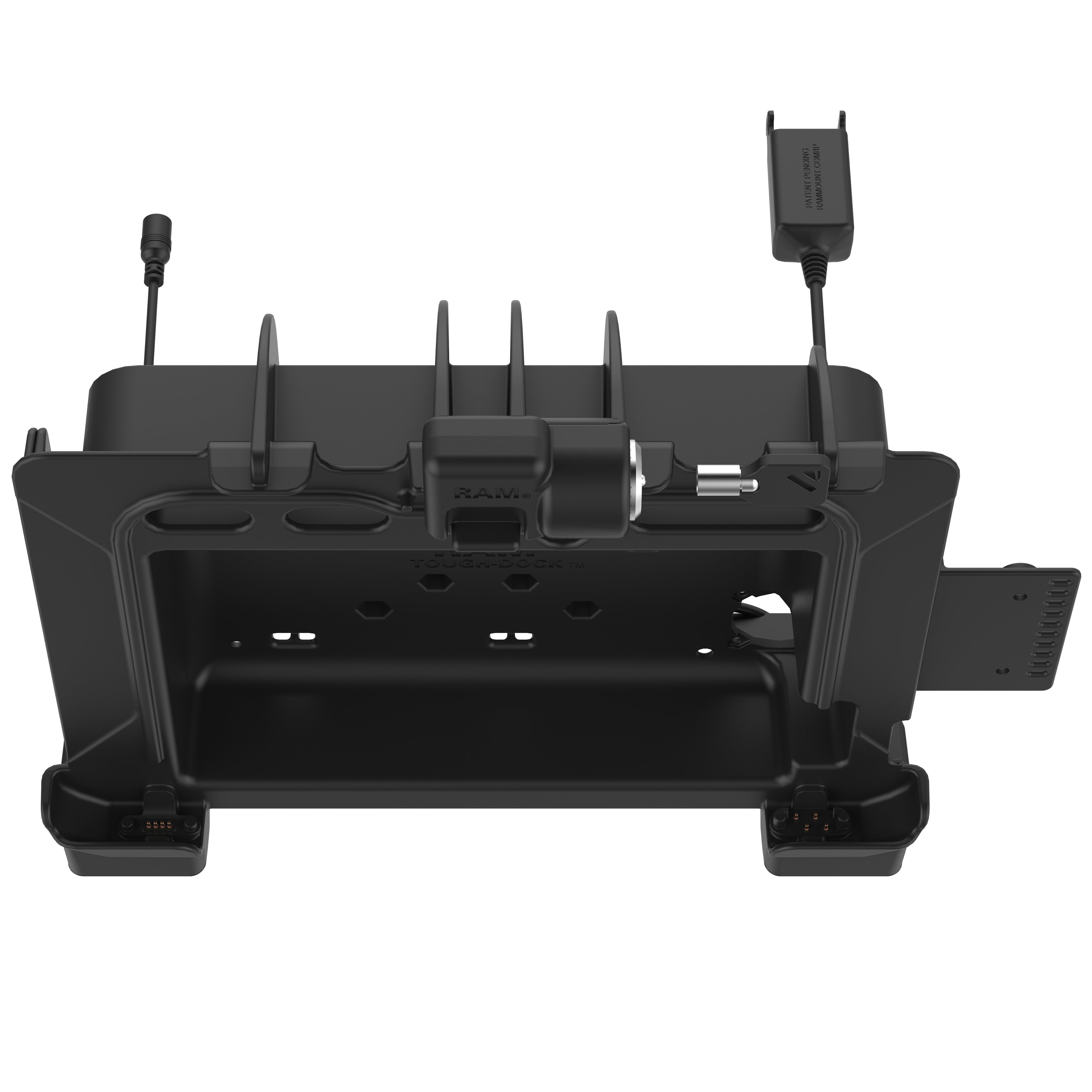 RAM Power + Dual USB Vergrendelingsdok voor Zebra ET8x 2-in-1 Tablet - RAM Mounts RAM-HOL-ZE22PD2LU afbeelding 3