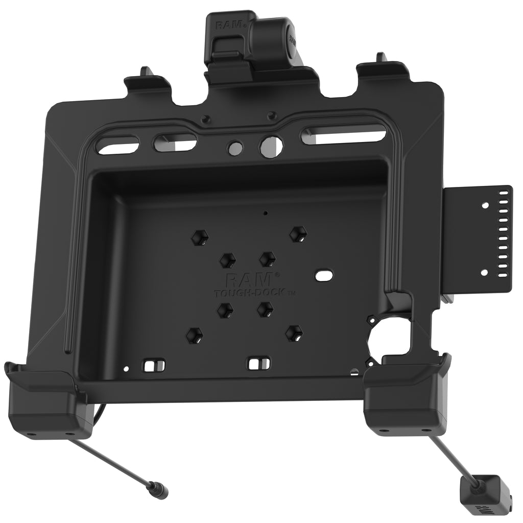 RAM Power + Dual USB Dock voor Zebra ET8x 2-in-1 Tablet - RAM Mounts RAM-HOL-ZE22PD2U afbeelding 2