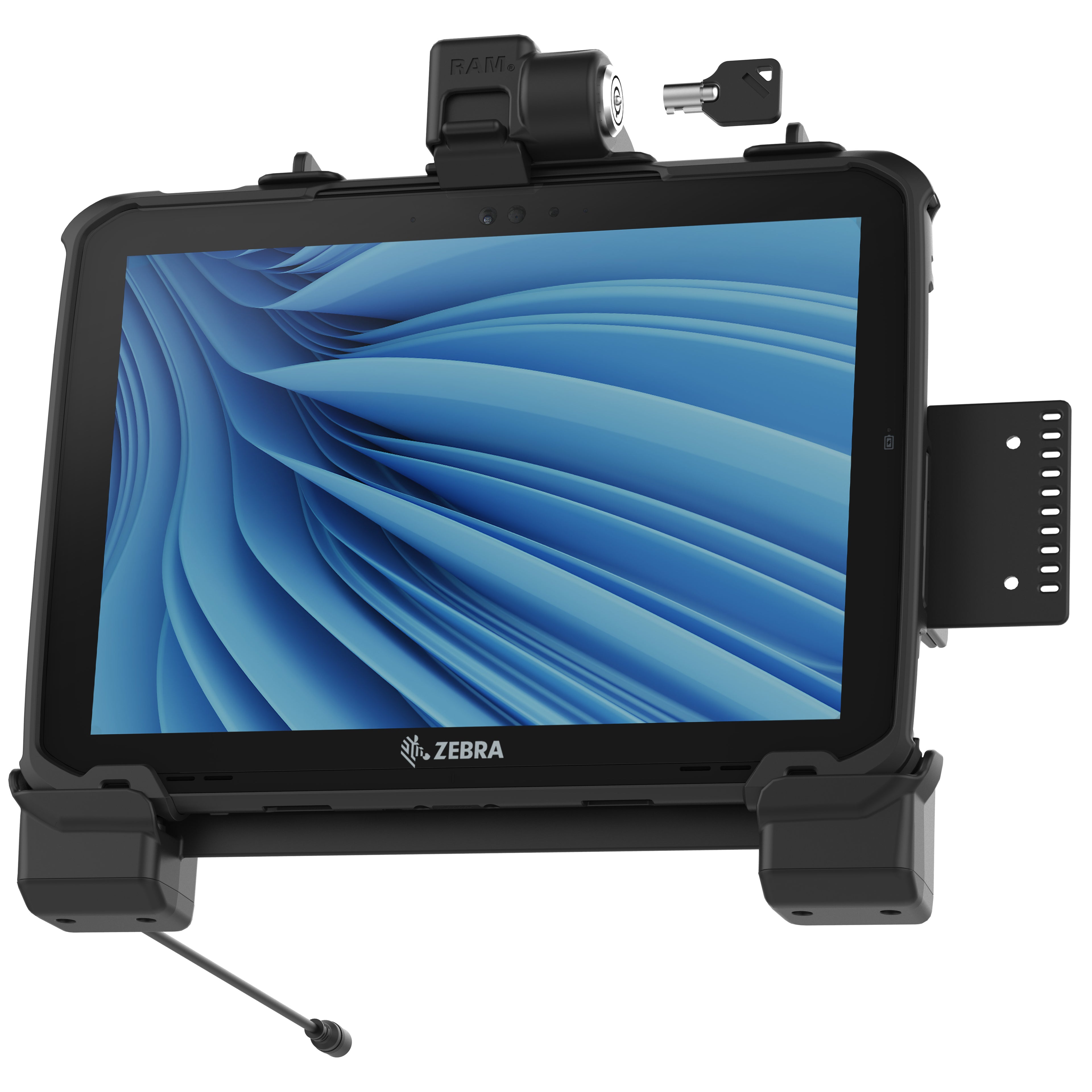 RAM Vergrendelbare Power Dock voor Zebra ET8x 2-in-1 Tablet - RAM Mounts RAM-HOL-ZE22PLU afbeelding 1