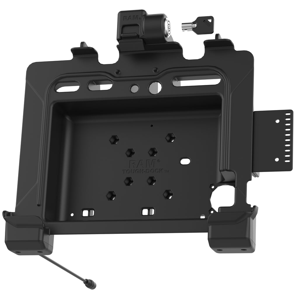 RAM Vergrendelbare Power Dock voor Zebra ET8x 2-in-1 Tablet - RAM Mounts RAM-HOL-ZE22PLU afbeelding 2