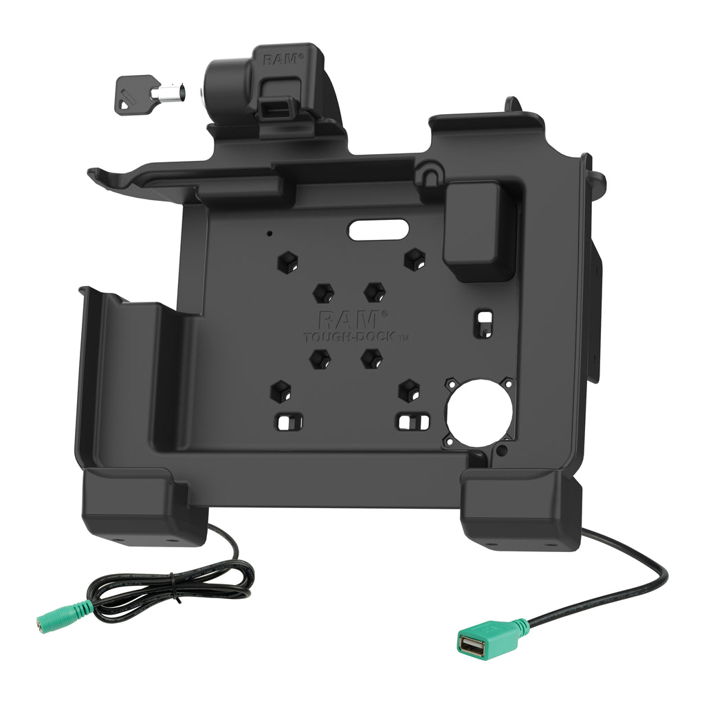 RAM Power + Data Locking Dock voor Zebra ET6x - Verwarmde Pinnen - RAM Mounts RAM-HOL-ZE25PDHLU afbeelding 2